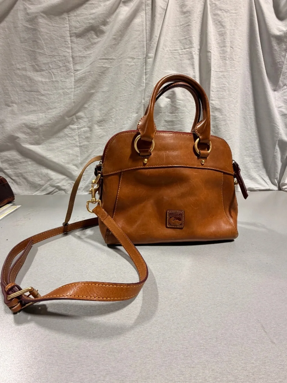 Dooney & Bourke Florentine Vacchetta Leather Satchel